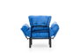 Atelier Del Sofa Nitta Single - Sillón de orejas Azul